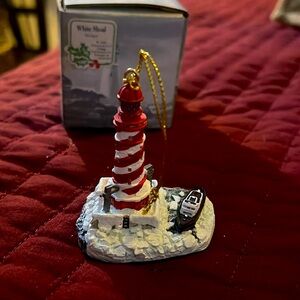 Harbour Lights HL 704 White Shoal Michigan Lighthouse Christmas 1997